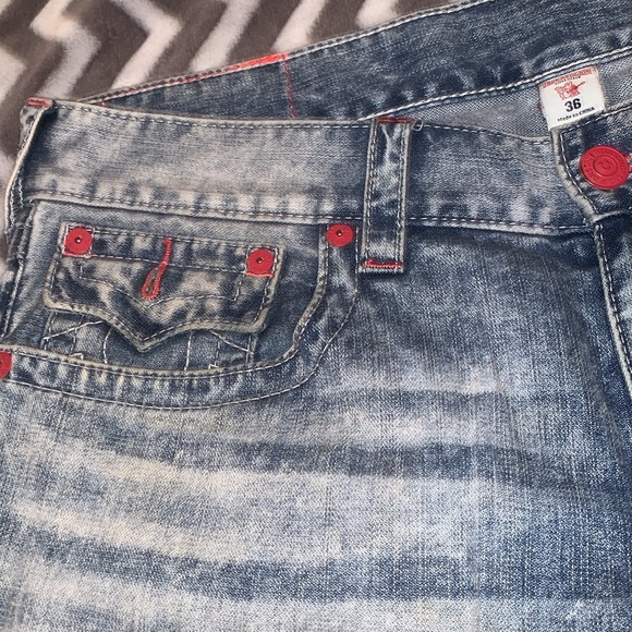 True Religion jeans - Nwot Ricky Slim Straight leg - Size 36 - - Picture 3 of 5